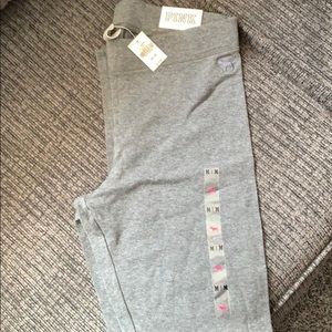 NWT grey Pink Leggings